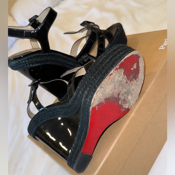 Louboutin Black Wedge - Picture 3 of 3